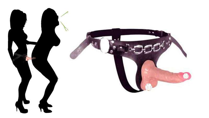 Dương vật giả đặc ruột dành cho đồng tính nữ